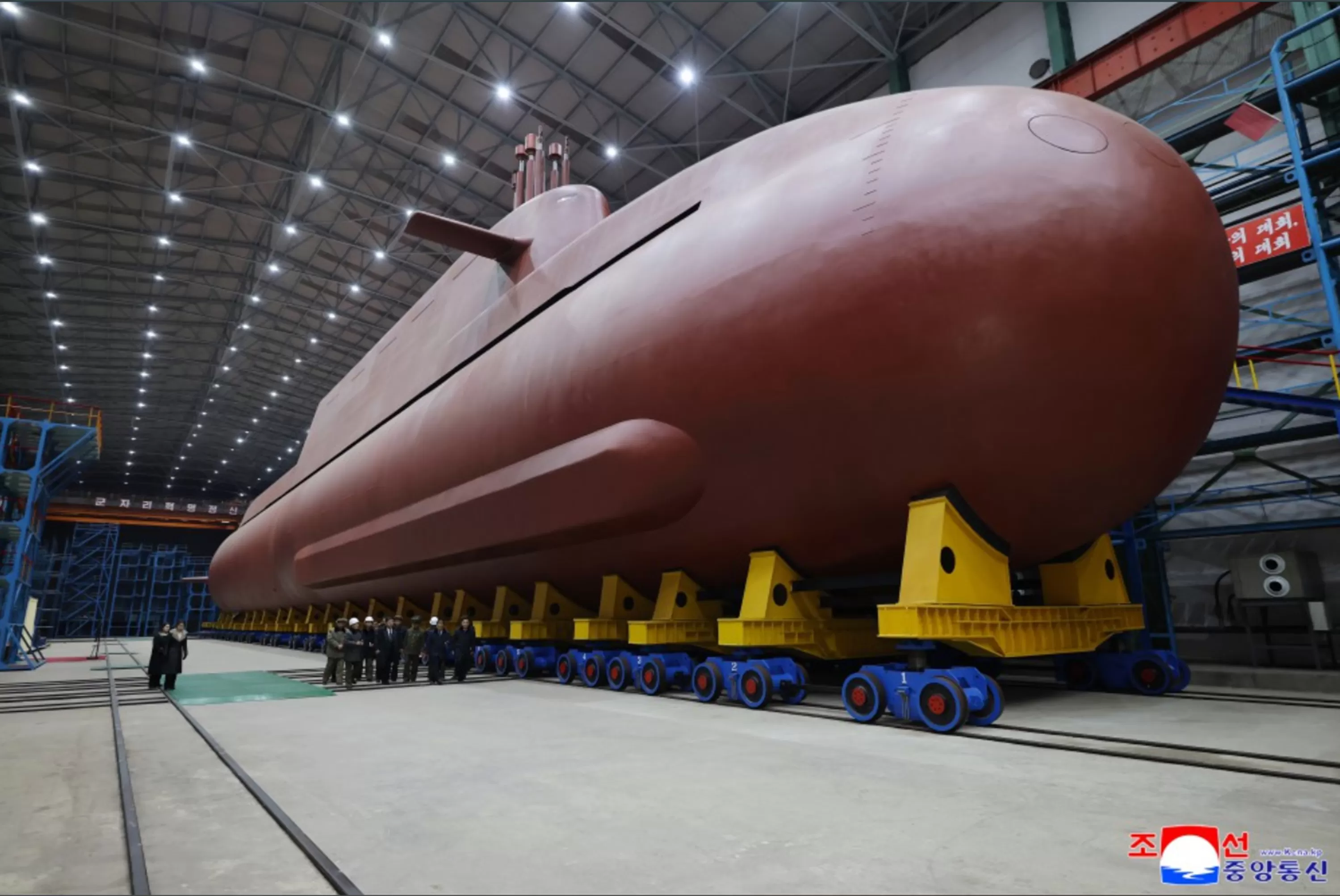 Photo Shows North Korea's New Nuclear-Powered Sub as Kim Tests Missiles