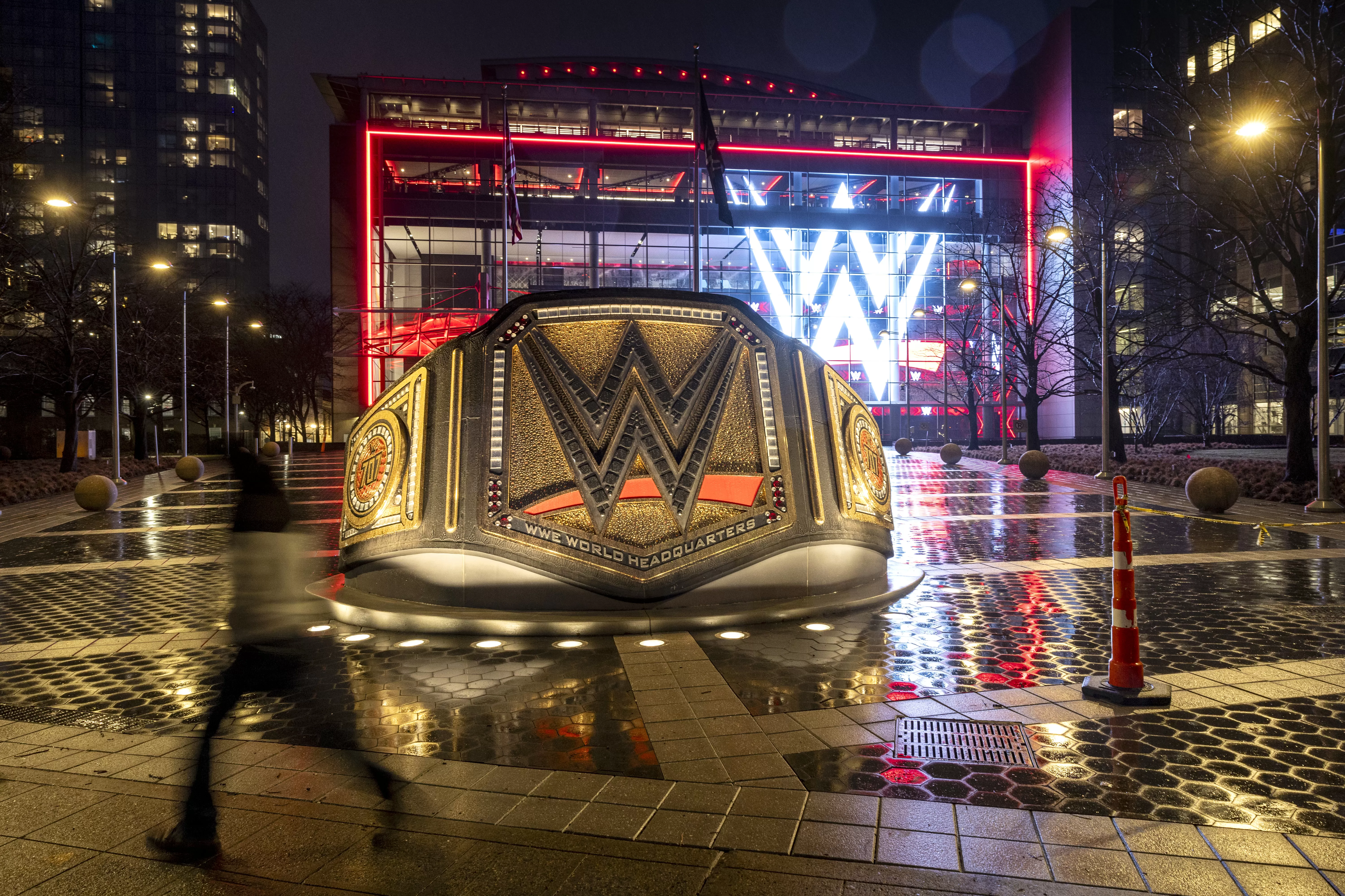 Top WWE and AEW Stars Cross Paths and Talk at Super Bowl Week