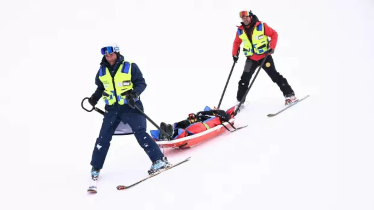 Olympic Fate Unclear After World Champion Freestyle Skier Is Stretchered Off in Qualifiers