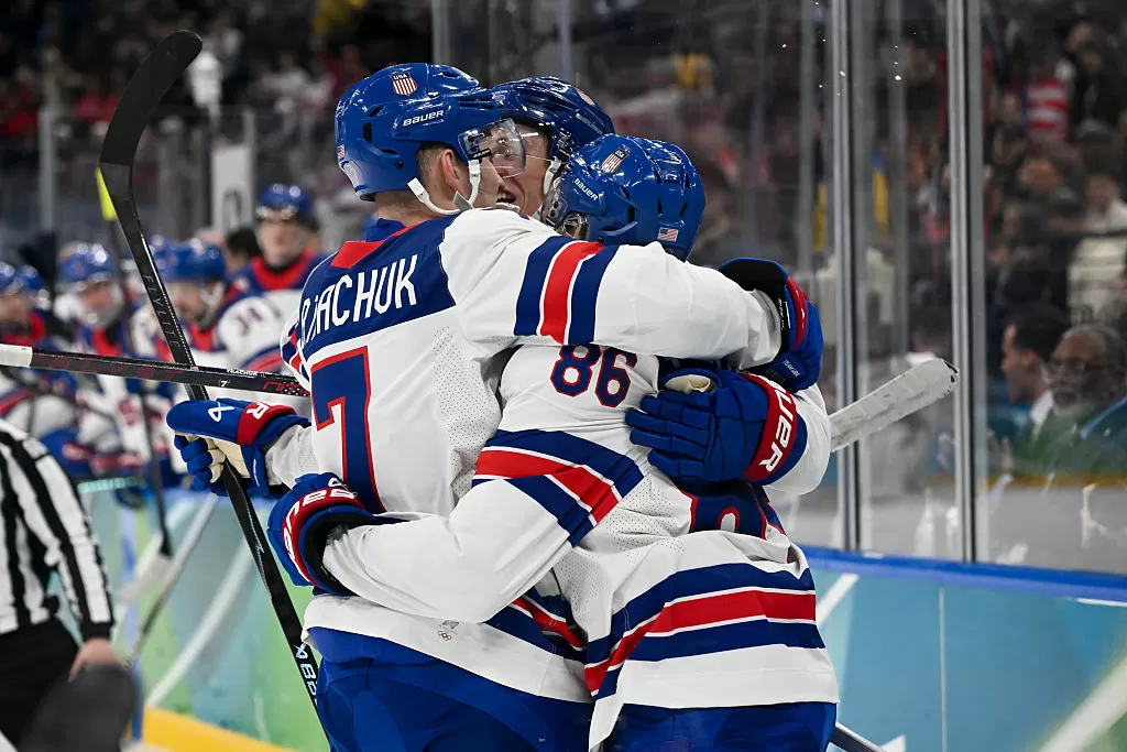 U.S. Men’s Hockey Cruises to a Gold Medal Showdown With Rival Canada