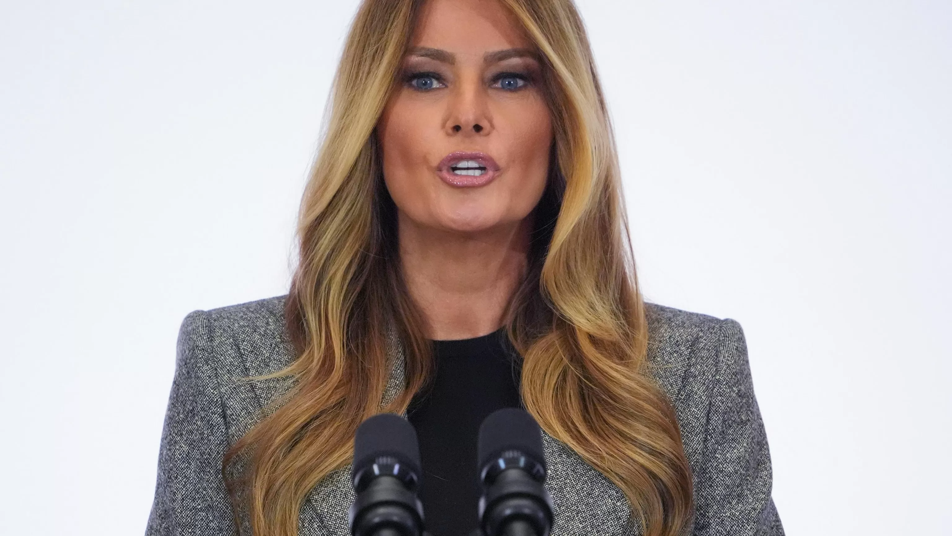 Melania Trump hosts world counterparts and tech reps to discuss children, education and technology