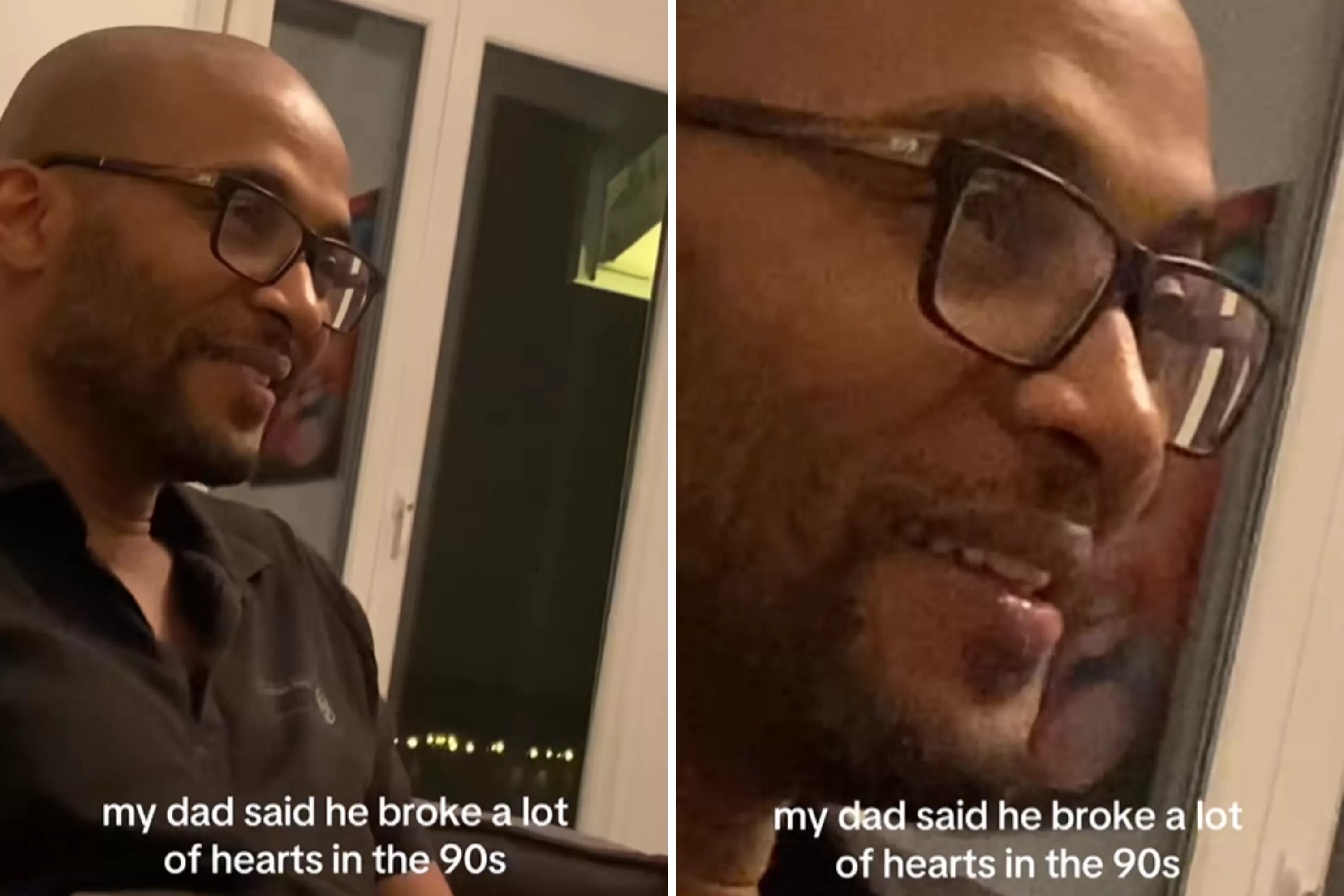 Dad Tells Daughter He Used To Break Hearts in the 90s, Then Sees Old Photos