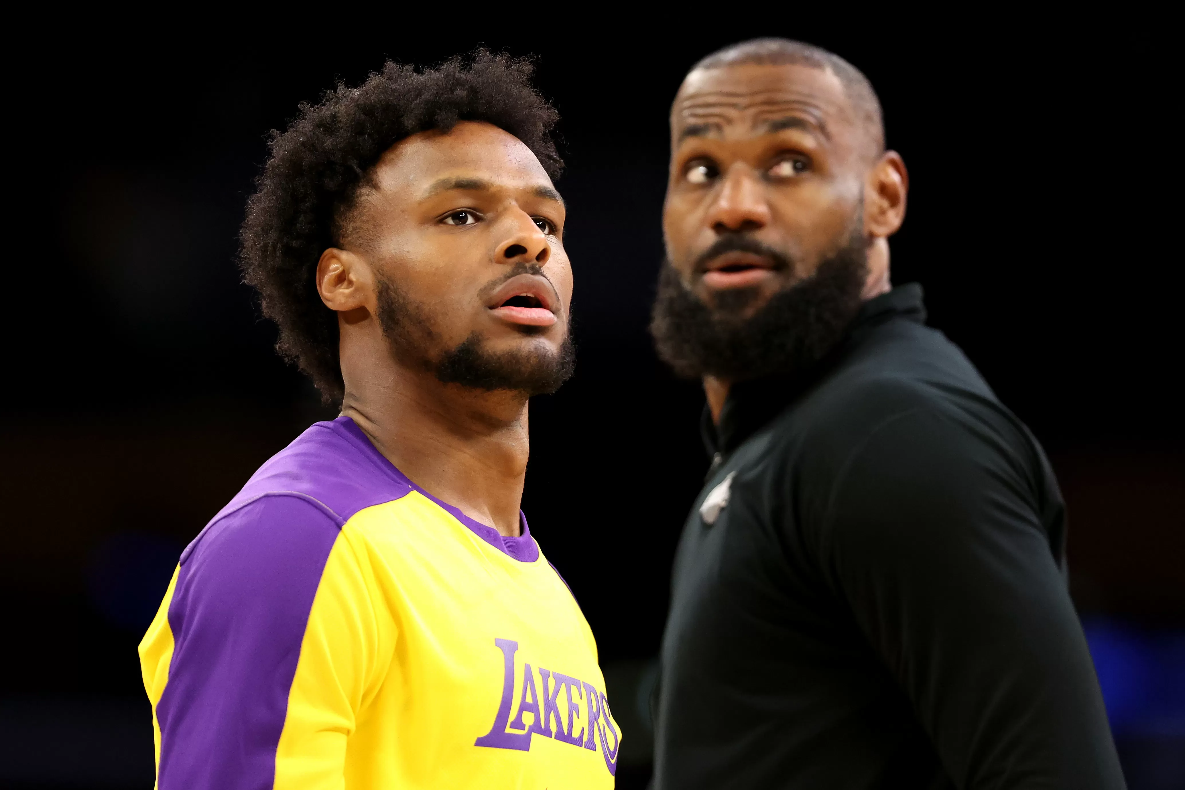 LeBron James Goes Viral for Yelling at Bronny During Lakers Game