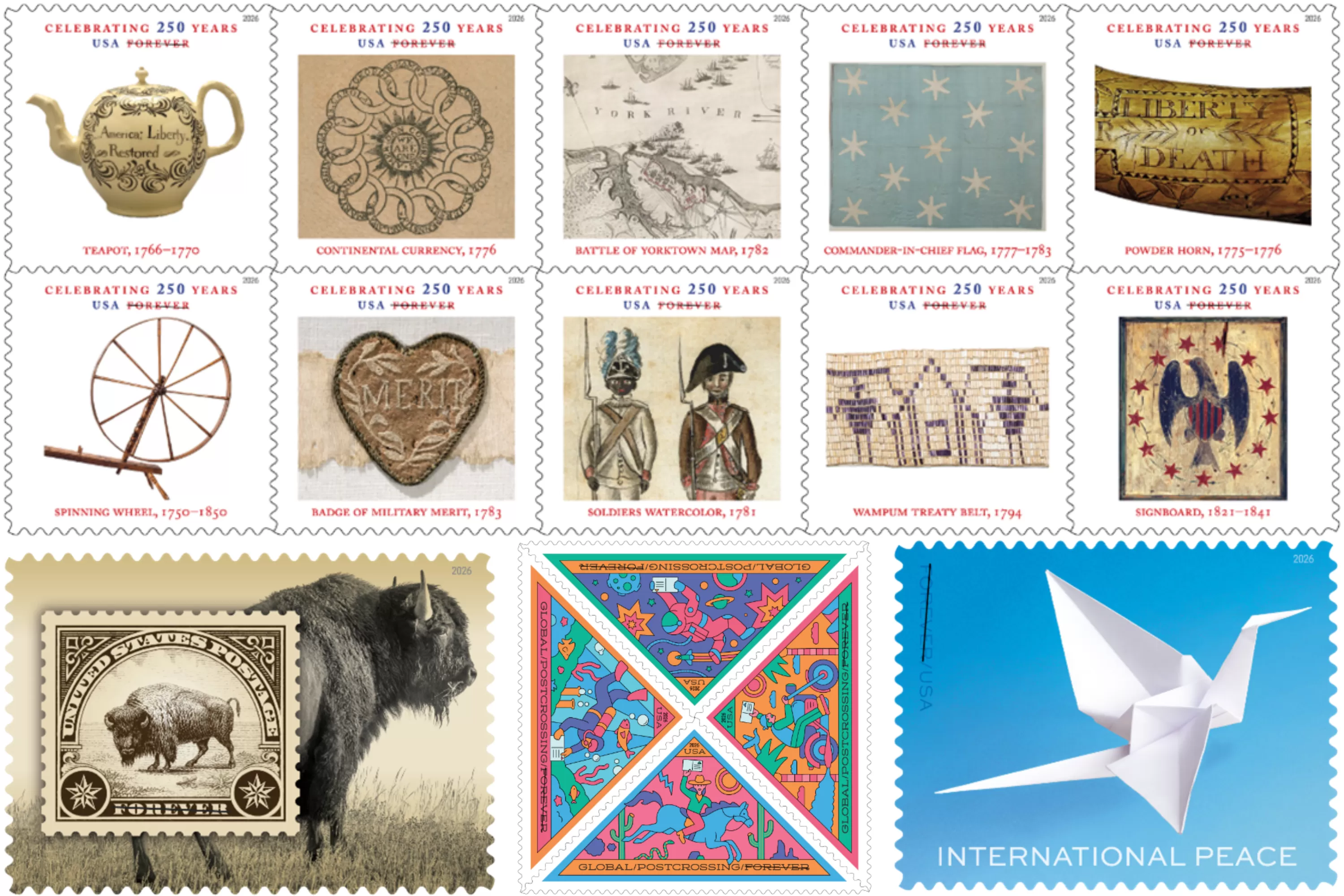 USPS Issues Major Update For 250th Anniversary Celebrations