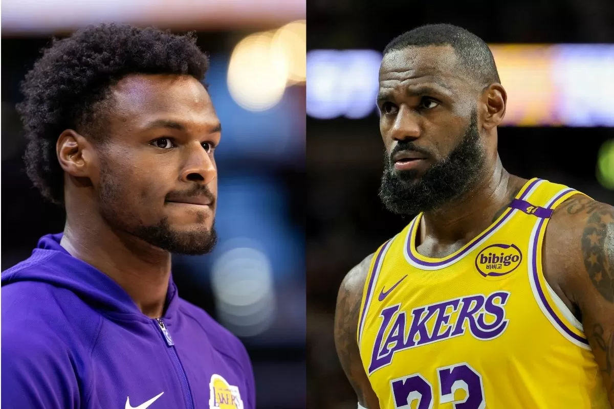 Cameras Catch LeBron James Calling Out Bronny During Mavs Game After Mistake