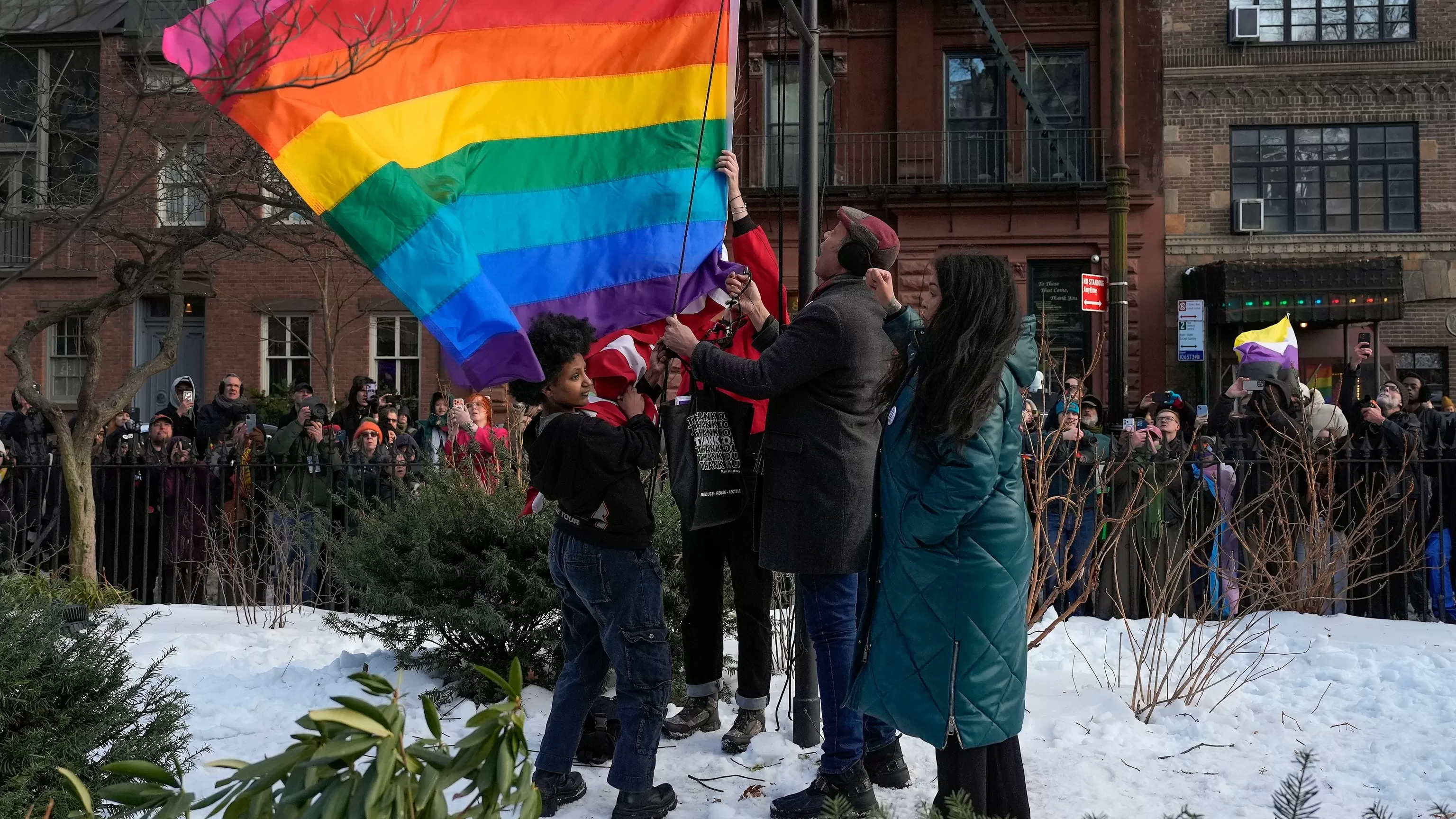 Trump administration agrees to keep flying Pride flag at Stonewall monument in NYC