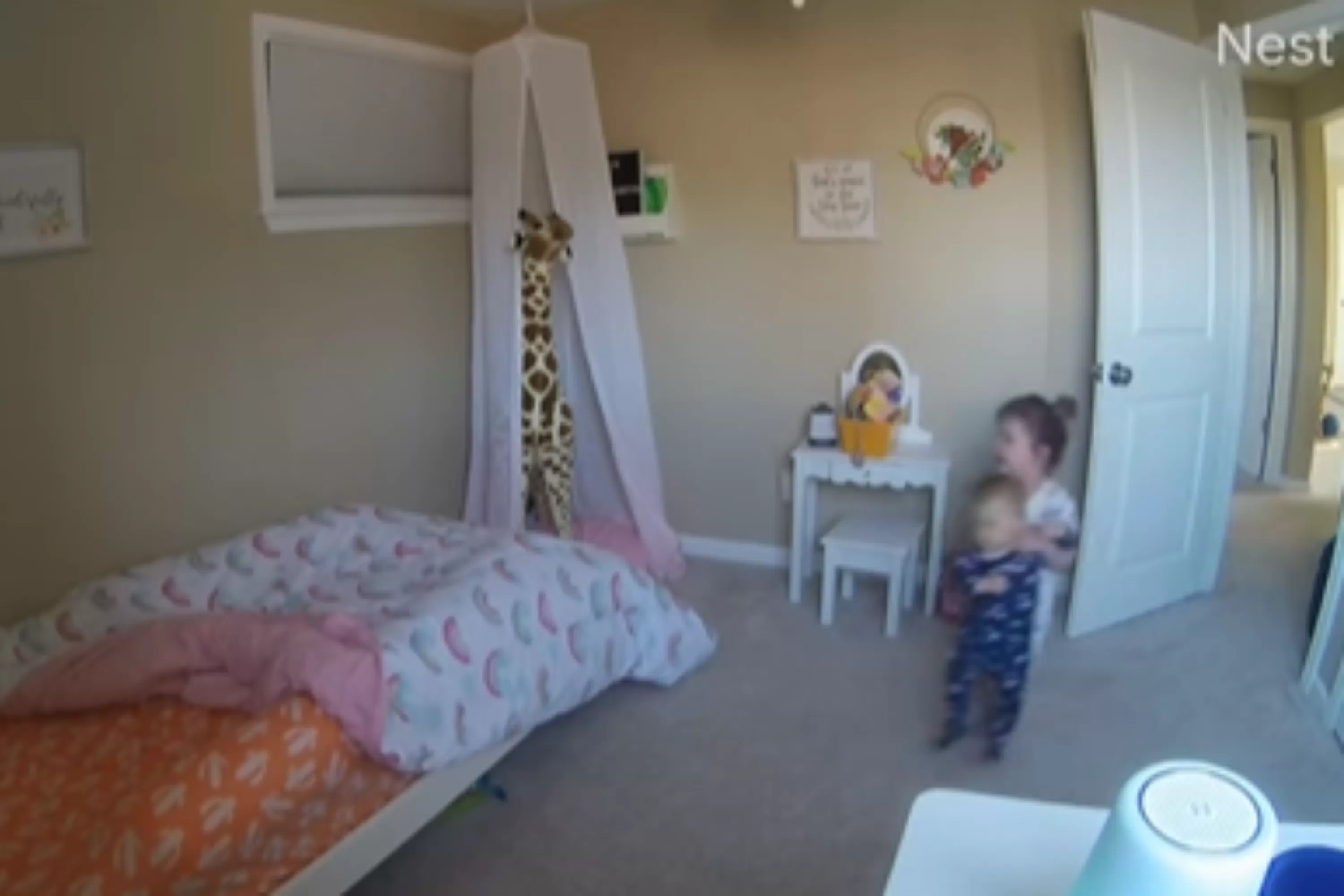 Toddler 'Stole' Baby Sister To Play, Mom Can’t Cope With Cam Footage